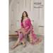 Picture of Chiffon Medium Violet Red Straight Cut Salwar Kameez