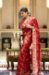 Picture of Grand Silk Crimson Saree