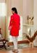 Picture of Radiant Rayon Red Kurtis & Tunic