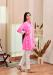 Picture of Exquisite Rayon Hot Pink Kurtis & Tunic