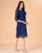 Picture of Delightful Georgette Midnight Blue Kurtis & Tunic