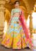 Picture of Sublime Silk Light Steel Blue Lehenga Choli