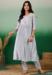 Picture of Lovely Chiffon Light Slate Grey Kurtis & Tunic