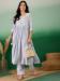 Picture of Lovely Chiffon Light Slate Grey Kurtis & Tunic