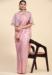 Picture of Pretty Satin Pink Saree