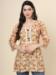 Picture of Resplendent Cotton Burly Wood Kurtis & Tunic