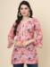 Picture of Sightly Cotton Rosy Brown Kurtis & Tunic