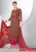 Picture of Magnificent Cotton Crimson Straight Cut Salwar Kameez