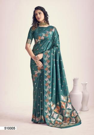 Picture of Charming Silk Teal Saree