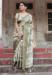 Picture of Gorgeous Silk Off White Saree