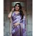 Picture of Stunning Silk Lavender Saree