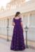 Picture of Wonderful Georgette Purple Readymade Gown