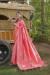 Picture of Fascinating Silk Pale Violet Red Saree