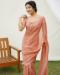 Picture of Superb Georgette Rosy Brown Saree