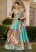 Picture of Ravishing Silk Sky Blue Lehenga Choli