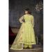 Picture of Good Looking Net Dark Khaki Anarkali Salwar Kameez