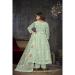 Picture of Good Looking Net Dark Sea Green Anarkali Salwar Kameez