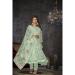 Picture of Good Looking Net Dark Sea Green Anarkali Salwar Kameez