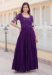 Picture of Sublime Georgette Purple Readymade Gown