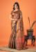 Picture of Graceful Georgette Saddle Brown Saree