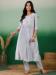 Picture of Chiffon Light Slate Grey Readymade Salwar Kameez