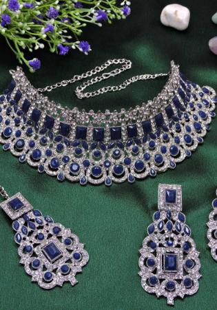 Picture of Superb Midnight Blue Necklace Set