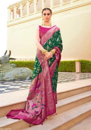 Picture of Exquisite Silk Dark Slate Grey Saree