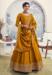 Picture of Georgette & Silk Khaki Anarkali Salwar Kameez