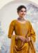 Picture of Georgette & Silk Khaki Anarkali Salwar Kameez