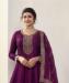 Picture of Georgette & Silk Dark Magenta Anarkali Salwar Kameez