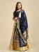 Picture of Fine Silk Dark Slate Blue Lehenga Choli