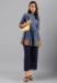 Picture of Nice Cotton Steel Blue Kurtis & Tunic