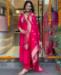 Picture of Amazing Organza Deep Pink Readymade Salwar Kameez