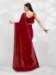 Picture of Grand Chiffon & Georgette Maroon Saree