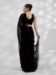 Picture of Bewitching Chiffon & Georgette Black & Maroon Saree