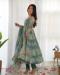 Picture of Alluring Cotton Cadet Blue Readymade Salwar Kameez