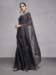 Picture of Amazing Chiffon & Georgette Black Saree