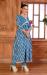 Picture of Excellent Cotton Steel Blue Kurtis & Tunic