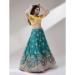 Picture of Comely Georgette Teal Lehenga Choli