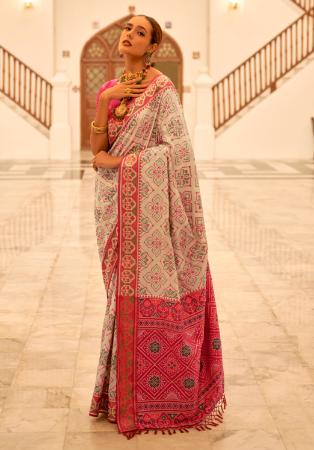 Picture of Magnificent Silk Pink Saree