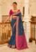 Picture of Ravishing Silk Midnight Blue Saree