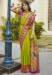 Picture of Comely Silk Golden Rod Saree