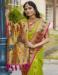 Picture of Comely Silk Golden Rod Saree