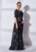 Picture of Gorgeous Chiffon & Georgette Black Saree