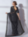 Picture of Grand Chiffon & Georgette Dark Slate Grey Saree