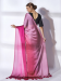 Picture of Gorgeous Chiffon & Georgette Rosy Brown Saree