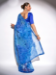 Picture of Appealing Georgette Midnight Blue Saree