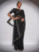 Picture of Amazing Georgette Black Saree