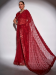 Picture of Nice Georgette Fire Brick Saree