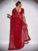 Picture of Nice Georgette Fire Brick Saree